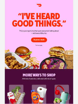 DoorDash - Dig into these deals before they disappear