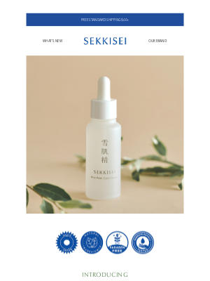 Sekkisei-usa - Discover Our New Mild Peel Care Serum for Radiant Skin! 🌟