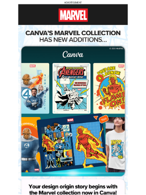 Marvel Entertainment - Design with Marvel’s Fantastic Four. Explore the Marvel collection in Canva.