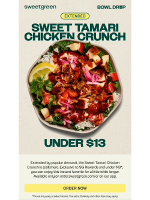 sweetgreen - You asked and we listened