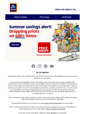 ALDI - 🚨 Dropping prices on 400+ products. Your move.