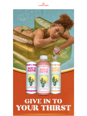GT's Living Foods - Coming in Hot: New AGUA de KEFIR Cans