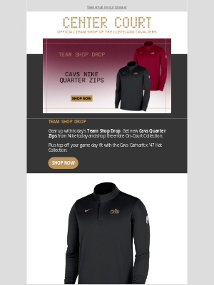 Cleveland Cavaliers - New Cavs Nike Quarter Zips