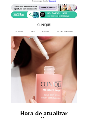 Clinique (Brazil) - Como incluir o novo Sérum Moisture Surge™ na sua rotina