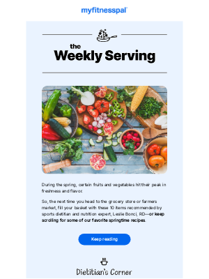 MyFitnessPal - 5 SWEET RECIPES for spring 🍒