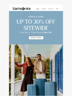 Samsonite - Travel Smart, Travel Confident: Bundle & Save