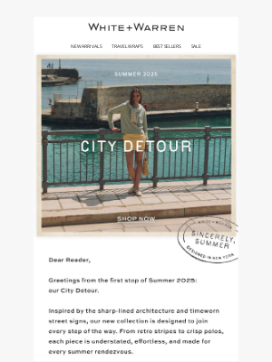 White + Warren - The City Detour Collection Has Arrived