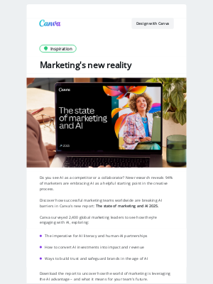 Canva - The future of AI-led marketing is here
