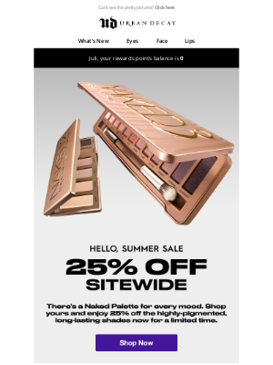 Urban Decay - Best. Sale. Ever. 25% Off Naked Palettes & More!