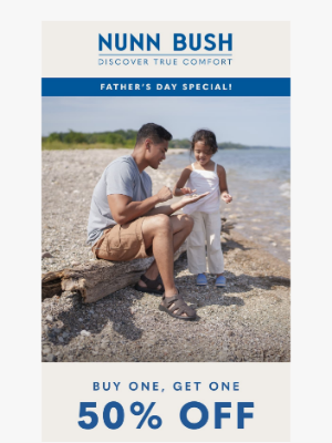Nunn Bush - BOGO 50% Off Starts Now!