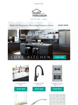 Build - Your Luxe Kitchen Awaits