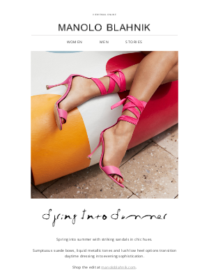 Spring into Summer | Shop the Sandals Edit