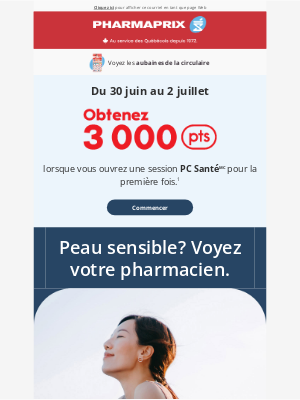 Pharmaprix (Canada-French) - Apaisez et protégez votre peau. Voyez votre pharmacien.