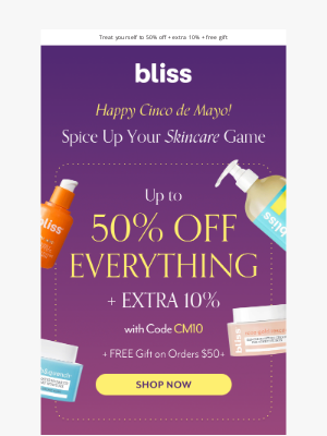 Bliss - It’s Cinco de Mayo! Let’s glow ✨