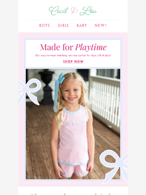 Smocked Threads by Cecil and Lou - ☀️Ready, Set, Play!