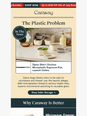 Caraway - What Ziploc Didn’t Disclose About Microplastics