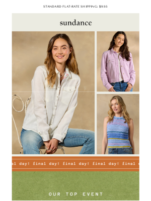 Sundance Catalog - ⌛LAST CHANCE FOR BOGO 60% Off ⌛