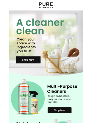 PureFormulas - Natural swaps for your home: Cleaners, detergents, and more 🧼