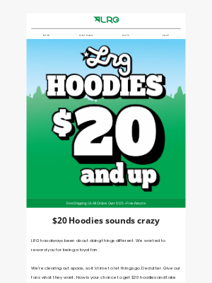 Lifted Research Group - $20 Hoodies for our email subscribers 🎉