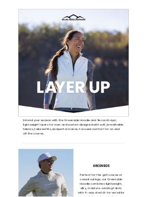 Sun Mountain Sports - Layer like a pro