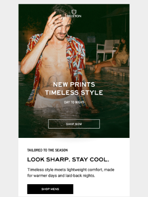 Brixton LLC - New Prints! A Fan Favorite Button-Up
