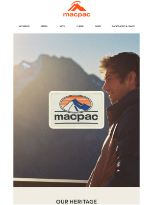 Macpac (Australia) - Inspired by Our Iconic Past