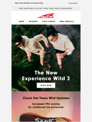 Altra Running - The new Experience Wild 2 is *HERE*