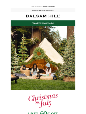 Balsam Hill - Hurry! Deals Up to 50% Off