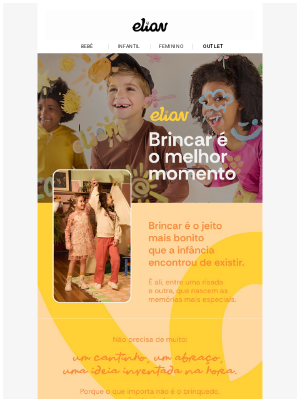 Oibem (Brazil) - Roupa de criança é roupa pra brincar! 💛✨