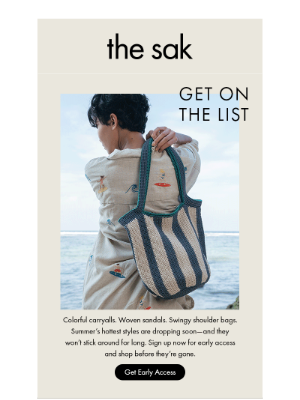 The Sak - ☀️ Get Early Access to Summer's Hottest Styles