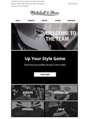 Mitchell & Ness Nostalgia Co - You've Made The Team