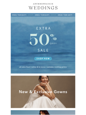 Anthropologie - Extra 50% off sale❗ENDS TONIGHT!