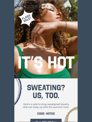 OXB Sweat Proof Jewelry - It’s Really Hot: Here’s 20% Off 🔥