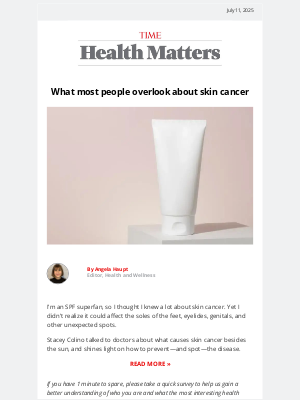 MyRecipes - What most people overlook about skin cancer