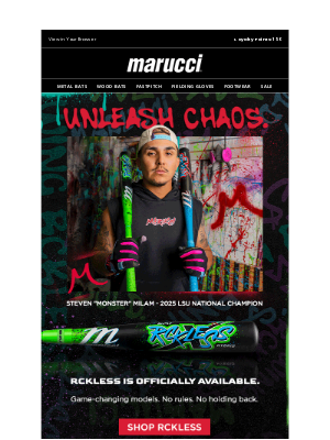 Marucci Sports - Don't Miss Out. RCKLESS Is Now Available!