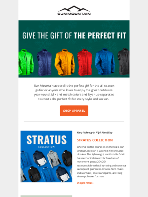 Sun Mountain Sports - Trending now: Shop the Gift Guide