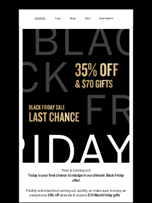 Last Chance: Back Friday Sale Ends Today!