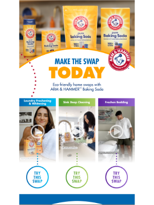 armandhammer.com - 💰 Your Chance to Win 💲💲 with Baking Soda Swaps!