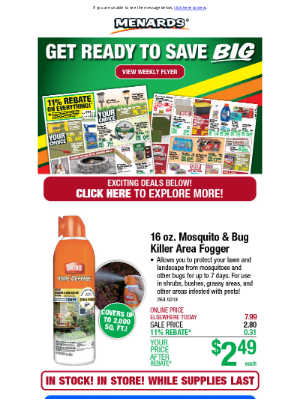 Menards - Solar-Powered Landscape Light ONLY $2.99 After Rebate* PLUS New Weekly Flyer!