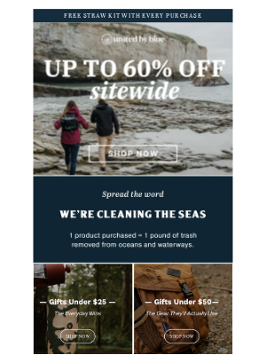 United By Blue - RE: 60% OFF CONTINUES 🌍🤙