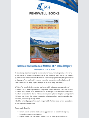 PENNWELL BOOKS - Essential Pipeline References: Pigging, Risk, Integrity & Threat Management