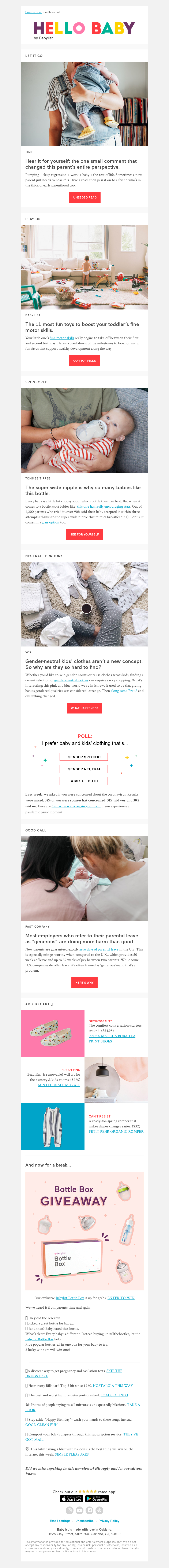 Babylist - Why Your Work’s “Generous” Parental Leave Does More Harm than Good