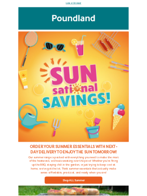 Poundshop - 😎 Leonard! Summer sorted from £1!