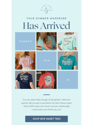 Lauren James - Latest & greatest SWEET TEES