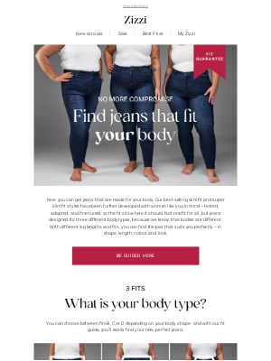Zizzi Fashion - Here they are: Jeans that fit your body perfectly 👖