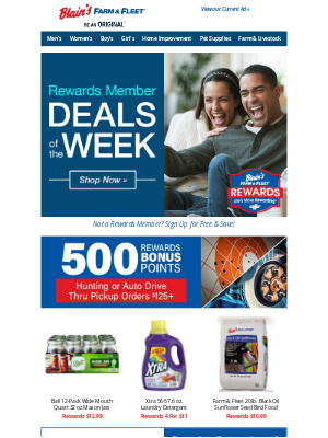 Blain's Farm and Fleet - Exclusive Perks & Bonus Points—Don't Miss Out!