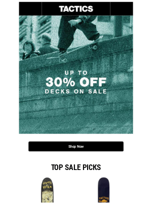 Tactics - Decks On Sale ‼️