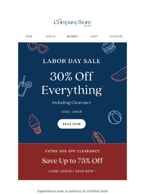 The Company Store - Our Premium-Quality Bedding: 30% Off