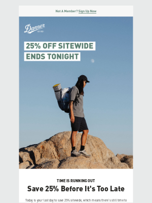 Danner - Summer Sale Ends Tonight