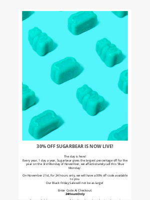 SugarBearHair - Jump for Sugarbear’s 🙌 30% off Sale 24 HOURS ONLY